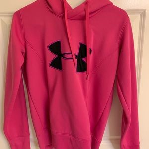 Pink Under Armour hoodie